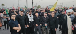 حضور کاروان دانشگاهیان دانشگاه ملی مهارت استان لرستان در آیین وداع با رهبر شهید در شهر مقدس قم 6