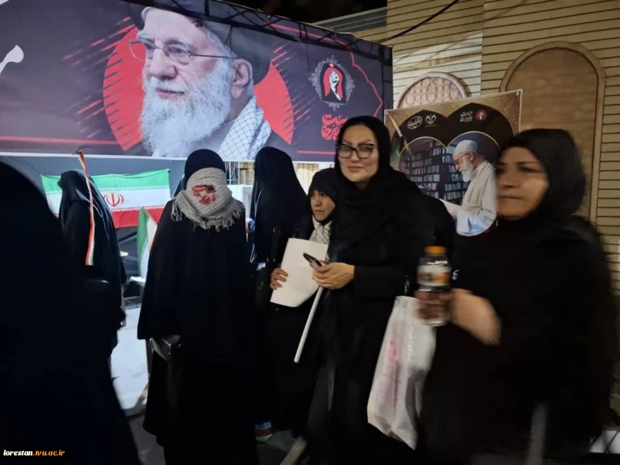 حضور کاروان دانشگاهیان دانشگاه ملی مهارت استان لرستان در آیین وداع با رهبر شهید در شهر مقدس قم 16