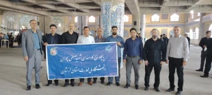حضور رئیس، معاونان و کارکنان دانشگاه ملی مهارت استان لرستان در مراسم سومین روز خاکسپاری رهبر شهید 3