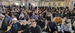 حضور رئیس، معاونان و کارکنان دانشگاه ملی مهارت استان لرستان در مراسم سومین روز خاکسپاری رهبر شهید 4