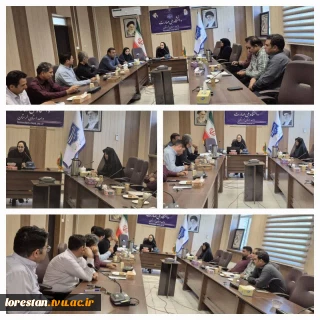 برگزاری نشست هماهنگی مدیران گروه‌های آموزشی و اساتید راهنما در آموزشکده پسران خرم‌آباد