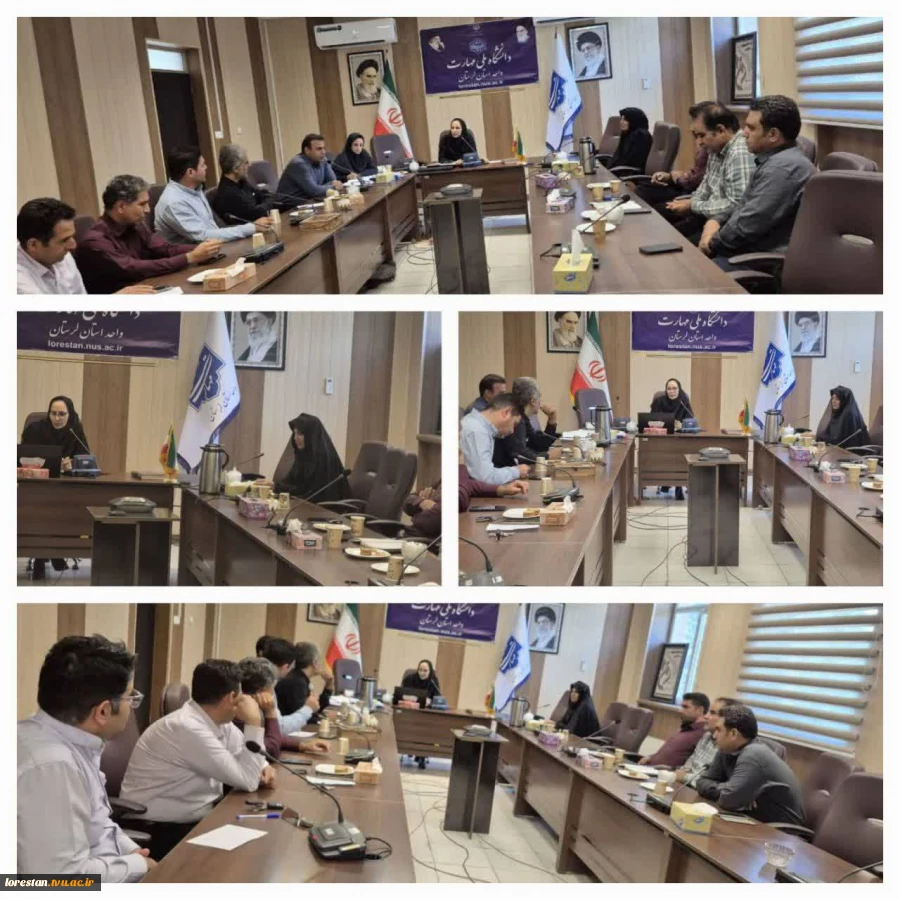 برگزاری نشست هماهنگی مدیران گروه‌های آموزشی و اساتید راهنما در آموزشکده دختران خرم‌آباد 2