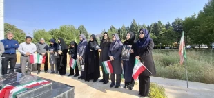 برگزاری مراسم تجدید عهد با آرمان‌های شهدا در دانشگاه ملی مهارت لرستان همزمان با هفته دولت  4