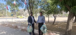 اجرای پویش «هم‌قدمی برای پاکیزگی» در دانشگاه ملی مهارت استان لرستان 9