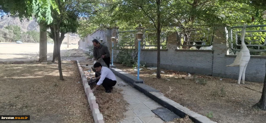 اجرای پویش «هم‌قدمی برای پاکیزگی» در دانشگاه ملی مهارت استان لرستان 12