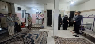 بازدید رئیس دانشگاه ملی مهارت استان لرستان از خوابگاه دانشجویی آموزشکده دختران خرم‌آباد 7