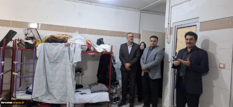 بازدید رئیس دانشگاه ملی مهارت استان لرستان از خوابگاه دانشجویی آموزشکده دختران خرم‌آباد 9
