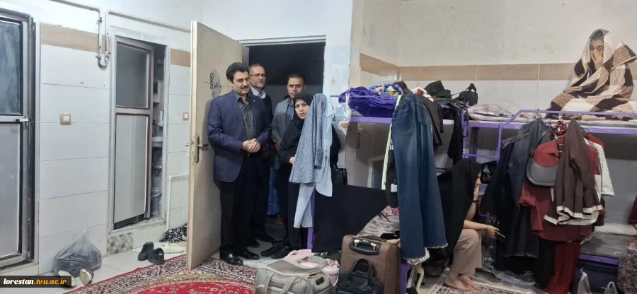 بازدید رئیس دانشگاه ملی مهارت استان لرستان از خوابگاه دانشجویی آموزشکده دختران خرم‌آباد 15
