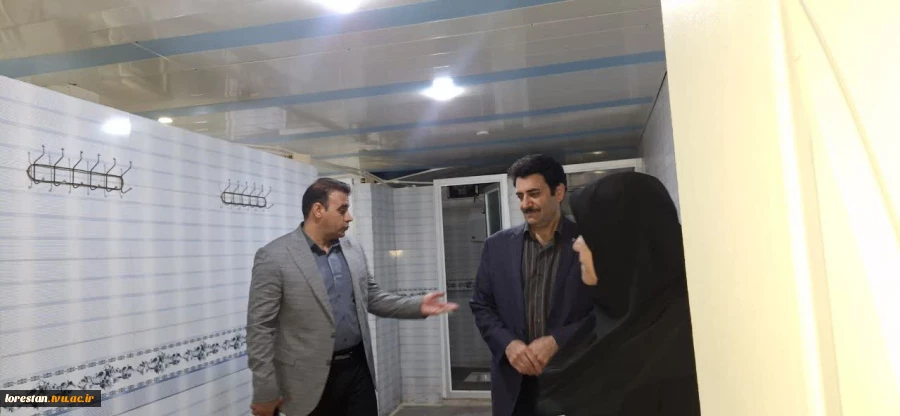 بازدید رئیس دانشگاه ملی مهارت استان لرستان از خوابگاه دانشجویی آموزشکده دختران خرم‌آباد 24