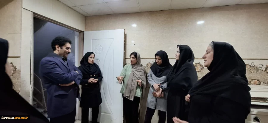 بازدید رئیس دانشگاه ملی مهارت استان لرستان از خوابگاه دانشجویی آموزشکده دختران خرم‌آباد 30